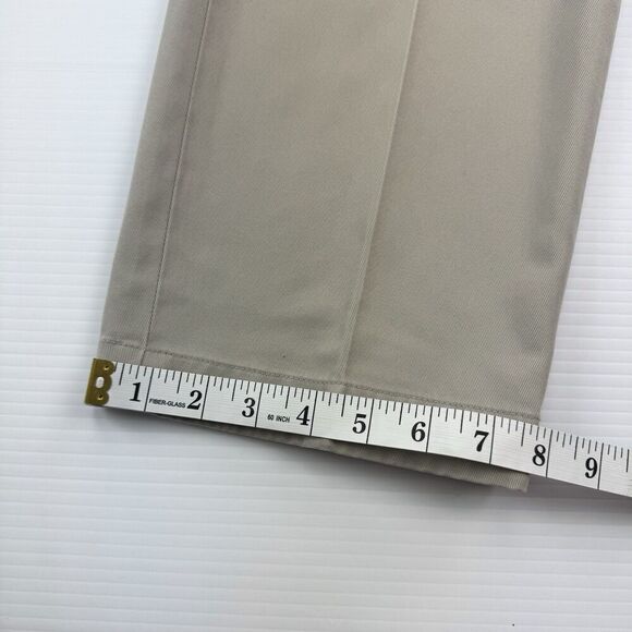 Brooks Brothers Clark Advantage Chino Flat Front Pants Tan Size 36x30 - Picture 9 of 9